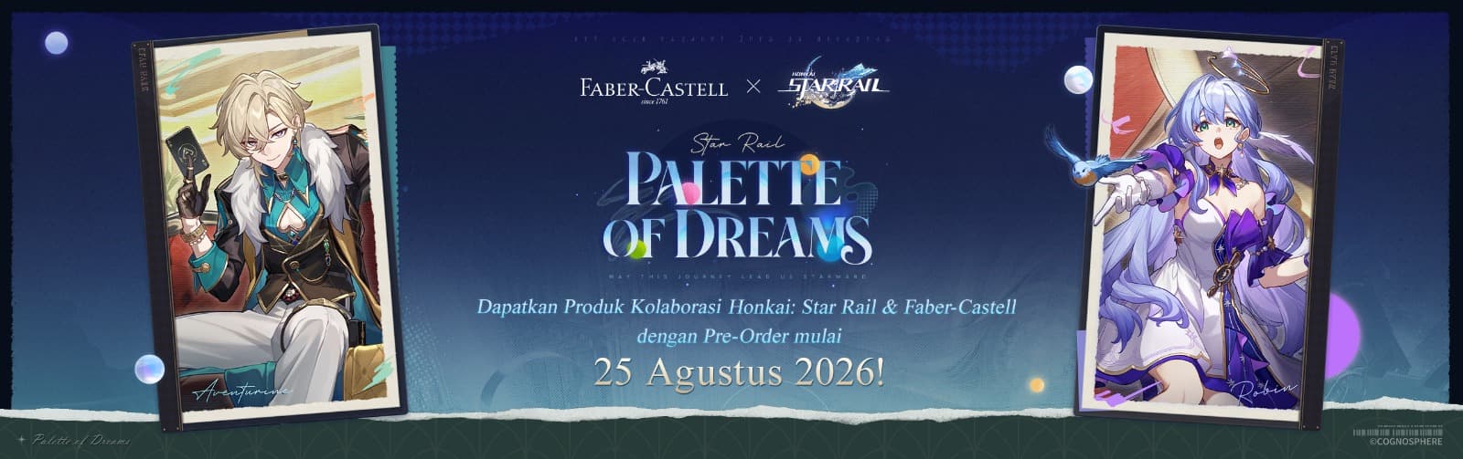 Faber-Castell x Honkai: Star Rail Rilis Palette of Dreams di Indonesia!