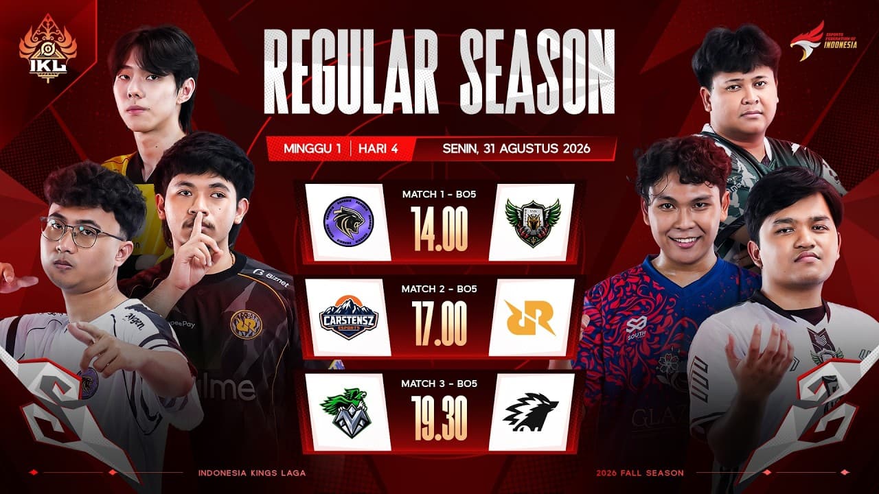 HOK IKL Fall 2026 Week 1 Day 4: Momen Penentu Pekan Pertama!